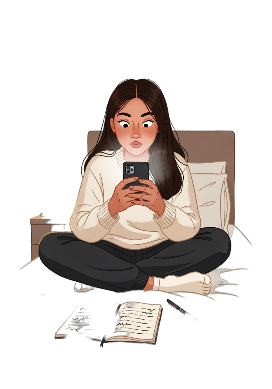 Persona dinda — illustrasi